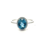 Anello Moraglione Donna in Oro Topazio LNABOV39B - LNABOV39B